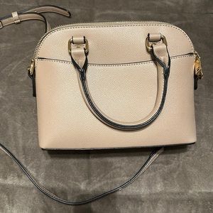 Taupe crossbody with handles